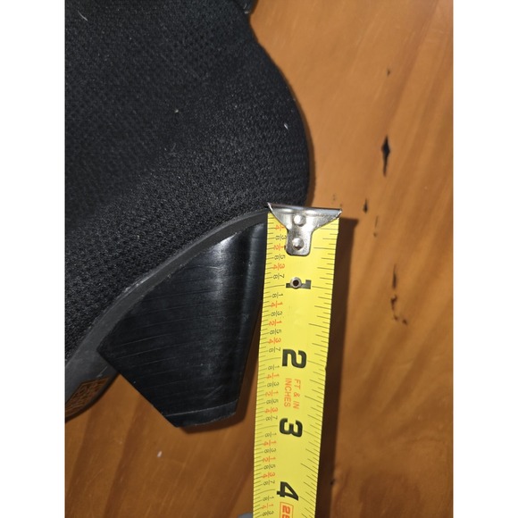 Womens Jeffrey Campbell Black Socklining Leather Ankle Booties Boots Size 7 - Picture 9 of 9